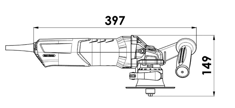 TruTool TKA 700, размерный чертеж